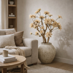 Dahlia Art Tree Beige #1 (Inclusief vaas)